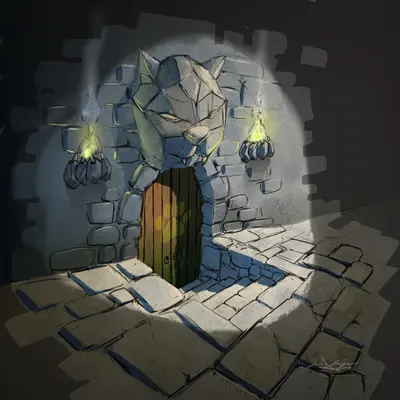 Entrée de Fieffrousse, illustration de lefliiip